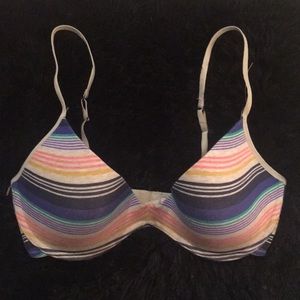 Striped T-Shirt Bra